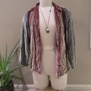 Citron Santa Monica velvet shirt